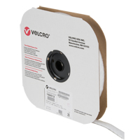 Fastener Tape, Loop, 25 yds x 3/4", Adhesive, White Equipment World