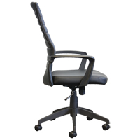 Activ A-128 Office Chair, Polyurethane, Black, 275 lbs. Capacity Equipment World