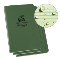 Carnet de notes, Couverture souple, Vert, 48 Pages, 4-5/8" , 7"  Equipment World