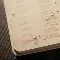 Livre reli&eacute;, Couverture rigide, Havane, 160 Pages, 4-5/8" , 7-1/4"  Equipment World