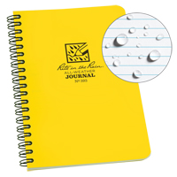 Side-Spiral Notebook, Soft Cover, Yellow, 64 Pages, 4-5/8" W x 7" L OQ545 | Equipment World