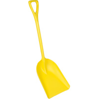 Food Processing Shovel, 13" x 17" Blade, 42-1/2" Length, Plastic, Yellow OQ649 | Equipment World