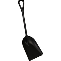 Food Processing Shovel, 13-1/4" x 6-3/5" Blade, 42-1/2" Length, Plastic, Black OQ650 | Equipment World