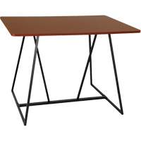 Oasis™ Standing Teaming Table, 48" L x 60" W x 42" H, Cherry OQ703 | Equipment World