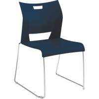 Duet™ Armless Training Chair, Plastic, 33-1/4" High, 350 lbs. Capacity, Blue OQ781 | Equipment World