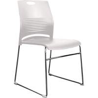 Activ Series Stacking Chairs, Plastic, 23" High, 275 lbs. Capacity, White Equipment World
