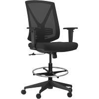 Activ Series Synchro-Tilt Adjustable Chair, Fabric/Mesh, Black, 275 lbs. Capacity Equipment World