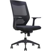 Activ Series Synchro-Tilt Office Chair, Fabric/Mesh, Black, 275 lbs. Capacity Equipment World