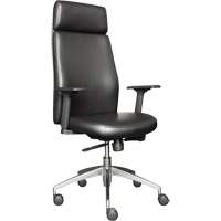 Activ Series High Back Executive Chair, Polyurethane/Vinyl, Black, 275 lbs. Capacity Equipment World