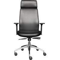 Activ Series High Back Executive Chair, Polyurethane/Vinyl, Black, 275 lbs. Capacity Equipment World