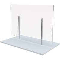 Freestanding Board Mount Sneeze Guard, 36" W x 36" H Equipment World