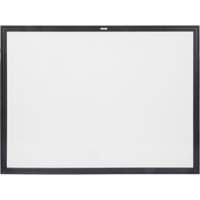 Black MDF Frame Whiteboard, Dry-Erase/Magnetic, 48" W x 36" H OR132 | Equipment World