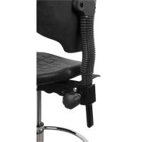 Heavy-Duty Ergonomic Stool, Mobile, Adjustable, 39" - 48", Polyurethane Seat, Black OR330 | Equipment World