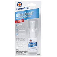 Ultra Bond Fast Drying Super Glue Adhesive, 20 g, Bottle, Clear Equipment World