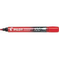 Series 100 Permanent Marker, Bullet, Red OR457 | Equipment World