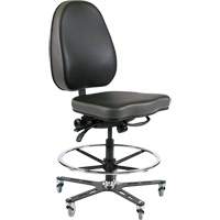 SF-190 Industrial Chair, Vinyl, Black OR510 | Equipment World