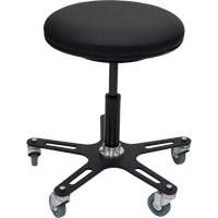 OmniStool Industrial Stool, Mobile, Adjustable, 22-1/2", Vinyl Seat Equipment World