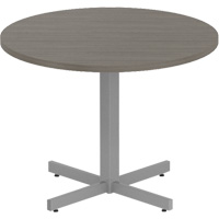 Table ronde &agrave; hauteur r&eacute;glable Newland, 36" lo x 36" la x 29" h, Dessus de 1", Stratifi&eacute;, Brun Equipment World
