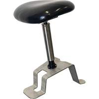 TA200 Sit-Stand Stool, Vinyl, Black, 280 lbs. Capacity Equipment World