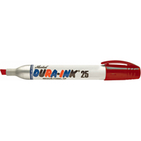 Dura-Ink&reg; Markers - #25 Felt-Tip, Chisel, Red Equipment World