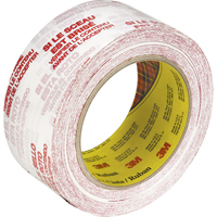 Scotch&reg; 3771 Box Sealing Tape with Message, Hot Melt Adhesive, 2 mils, 48 mm (1-22/25") x 100 m (328') Equipment World
