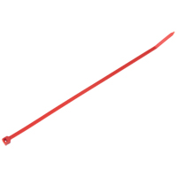 Intermediate Cable Ties, 8" Long, 40 lbs. Tensile Strength, Red Equipment World