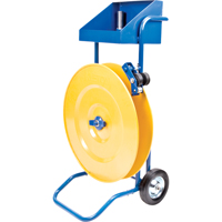 Strapping Dispenser, Polyester/Steel/Polypropylene Straps, 16"/8" Core Dia., 3"/8"/6" Roll Width PE555 | Equipment World