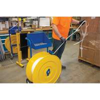 Strapping Dispenser, Polyester/Steel/Polypropylene Straps, 16"/8" Core Dia., 3"/8"/6" Roll Width PE555 | Equipment World