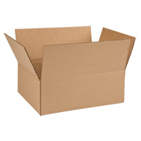 Boîtes en carton ondulé brun, 12" x 10" x 4" PG475 | Equipment World