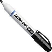 Dura-Ink&reg; Dry Erase Ink Markers, Black, Bullet Tip Equipment World