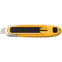Automatic Self-Retracting Safety Knife, 15 mm, Carbon Steel, Plastic Handle Equipment World