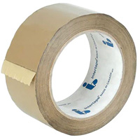 Box Sealing Tape, Hot Melt Adhesive, 1.6 mils, 48 mm (1-22/25") x 50 m (164') Equipment World