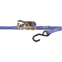 Heavy-Duty Utility Straps, S-Hook, 1" W x 15' L, 500 lbs. (230 kg) Working Load Limit Equipment World