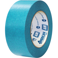 American&reg; Aqua Mask Medium Grade Masking Tape, 18 mm (3/4") x 55 m (180'), Blue Equipment World