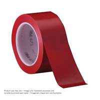 471 Vinyl Tape, 38 mm (1-1/2") W x 32.9 m (108') L, 5.3 mils, Red Equipment World