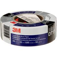 DT17 Super-Duty Duct Tape, 17 mils, Black, 48 mm (2") x 32 m (105') Equipment World