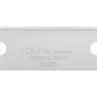 Glass Scraper Replacement Blades, Single Style Equipment World