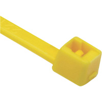 T Series Cable Ties, 8" Long, 50 lbs. Tensile Strength, Yellow Equipment World