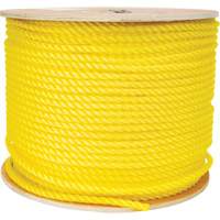 Corde jaune tress&eacute;e 3/8", Polypropyl&egrave;ne, 630' Equipment World