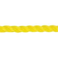Corde jaune tress&eacute;e 3/8", Polypropyl&egrave;ne, 630' Equipment World