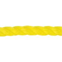 Corde jaune tress&eacute;e 1/2", Polypropyl&egrave;ne, 335' Equipment World