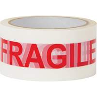 Ruban d'emballage Fragile, Adh&eacute;sif Thermofusible, 2 mils, 48 mm (2") x 100 m (328') Equipment World