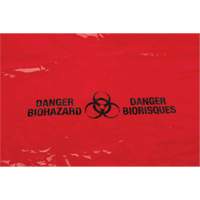 Waste Bags, Bio-Hazard, 50" L x 37" W, 2 mils Equipment World