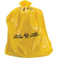 Waste Bags, Bio-Hazard, 60" L x 36" W, 6 mils Equipment World
