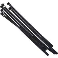 Re-Usable Cable Tie, 14" Long, 50 lbs. Tensile Strength, Black Equipment World