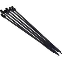 Screw-In Cable Tie, 8" Long, 50 lbs. Tensile Strength, Black Equipment World