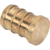 Lead-Free Pipe Plug, Pipe, 1/2" Dia., Brass Equipment World