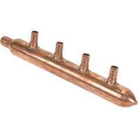 Four Branch Manifold, 3/4" Dia., Copper Equipment World
