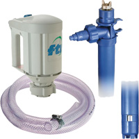 Trousse de pompe pour baril PFM-40 avec moteur M3V, Polypropyl&egrave;ne/PVDF/Acier inoxydable Equipment World