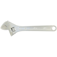 AW-12 Adjustable Wrench, 12" L, 1-1/2" Max Width, Chrome Equipment World